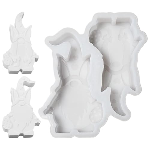 laxreheye Osterhasen Silikonform, niedliche Hasenform, Gnome Silikonharz Gnomform, niedliche Kerzenformen, kreative Urlaubsmaterialien für Epoxidharz, Beton, laxreheye Osterhasen Silikonform, niedliche Hasenform, Gnome Silikonharz Gnomform, niedliche Kerzenformen, kreative Urlaubsmaterialien für Epoxidharz, Beton, von laxreheye
