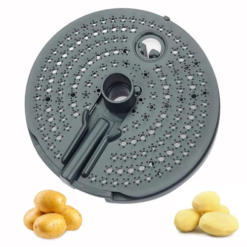 Lcyen Kartoffelschäler Aufsatz Schäler Aufsatz für Thermomix TM5 TM6 TM31, Kartoffelschäler mit Kunststoff-Reibe, Thermomix Zubehör zum Schälen von Kartoffeln, Karotten und Gemüse von lcyen