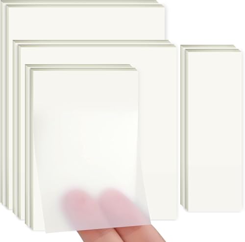 400 Blätter 4-Typen Transparente Haftnotizen, Wasserfest und Wiederbeschreibbar Clear Sticky Notes für Büros,Selbstklebendes Transparent, Durchsichtige Sticky Notes für Schule, Büro, Hause 400 Blätter 4-Typen Transparente Haftnotizen, Wasserfest und Wiederbeschreibbar Clear Sticky Notes für Büros,Selbstklebendes Transparent, Durchsichtige Sticky Notes für Schule, Büro, Hause von ledytdggu