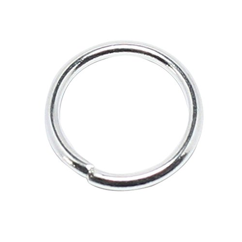 leegoal Offene Binderinge, 4 mm, versilbert, 100 Stück leegoal Offene Binderinge, 4 mm, versilbert, 100 Stück von leegoal