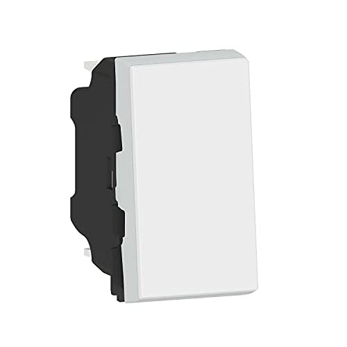 LEGRAND | Schieber 6 A, 1 Modul, kompostierbar, weiß, Mosaik, schnelle Verbindung ohne Werkzeug durch automatische Klemmen, Unterputzmontage mit Box 40 mm, glänzende Oberfläche LEGRAND | Schieber 6 A, 1 Modul, kompostierbar, weiß, Mosaik, schnelle Verbindung ohne Werkzeug durch automatische Klemmen, Unterputzmontage mit Box 40 mm, glänzende Oberfläche von legrand