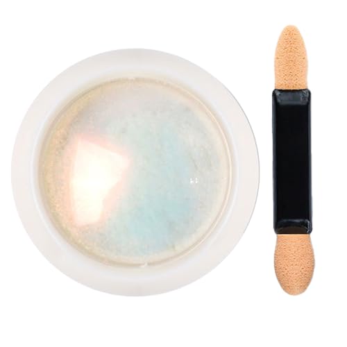 Chromnagellpulver Metallic Nail Art Pigment Pulver Schillern Pigment Pearly Highlight mit Schwammstab für Hochzeitsmarka Chromnagellpulver Metallic Nail Art Pigment Pulver Schillern Pigment Pearly Highlight mit Schwammstab für Hochzeitsmarka von legtovt