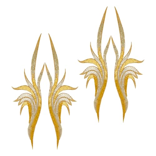 letsinstyle 2 Paar Goldene Pailletten Florale Spitzenflicken Glitzernde Blumenstickerei Applikation Nähzubehör Für Hochzeitskleid Damen Abendkostüme Kleider DIY Dekoration letsinstyle 2 Paar Goldene Pailletten Florale Spitzenflicken Glitzernde Blumenstickerei Applikation Nähzubehör Für Hochzeitskleid Damen Abendkostüme Kleider DIY Dekoration von letsinstyle