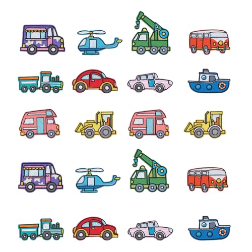 letsinstyle 20 Stück Aufnäher Zum Aufbügeln Mit Autos Gestickte Applikation Aus Polyester Mit Mini Baufahrzeug Mehrfarbiger Stickaufnäher Für Kleidung Jacken Rucksäcke Und Dekorationen letsinstyle 20 Stück Aufnäher Zum Aufbügeln Mit Autos Gestickte Applikation Aus Polyester Mit Mini Baufahrzeug Mehrfarbiger Stickaufnäher Für Kleidung Jacken Rucksäcke Und Dekorationen von letsinstyle