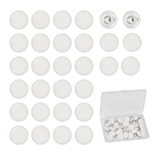 letsinstyle 30 Stück 20mm Große Knöpfe Mit Kunstlederbezug Weiße Runde Knöpfe Aus PU Leder Metallschaft Zum Aufnähen Auf Polstermöbel Stricken DIY Handwerksdekoration Für Möbel Jeans Sofa letsinstyle 30 Stück 20mm Große Knöpfe Mit Kunstlederbezug Weiße Runde Knöpfe Aus PU Leder Metallschaft Zum Aufnähen Auf Polstermöbel Stricken DIY Handwerksdekoration Für Möbel Jeans Sofa von letsinstyle