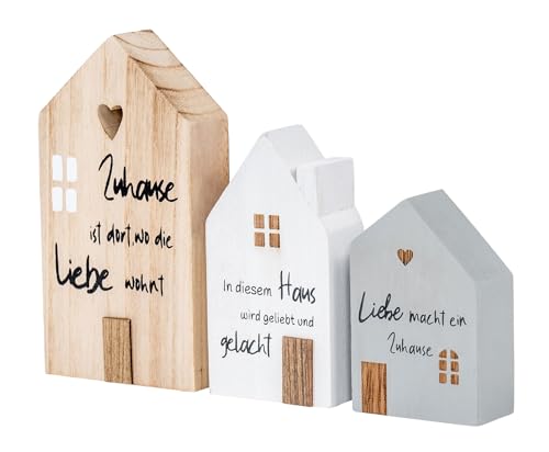 levandeo 3er Set Deko Aufsteller Haus Zuhause Deko-Tafel Willkommen Spruchtafel Tischdeko Wohndekoration Glück levandeo 3er Set Deko Aufsteller Haus Zuhause Deko-Tafel Willkommen Spruchtafel Tischdeko Wohndekoration Glück von levandeo