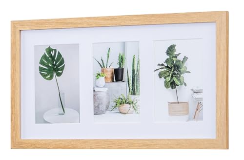 levandeo Bilderrahmen Collage 3 Fotos 10x15cm Eiche Optik Natur MDF Holz Passepartout Glasscheibe Fotorahmen Fotogalerie levandeo Bilderrahmen Collage 3 Fotos 10x15cm Eiche Optik Natur MDF Holz Passepartout Glasscheibe Fotorahmen Fotogalerie von levandeo