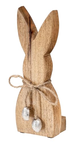 levandeo Hase H20cm Mangoholz Holz Metall Osterhase Osterdeko Dekoaufsteller Deko Figur Frühling Ostern Tischdeko Aufsteller levandeo Hase H20cm Mangoholz Holz Metall Osterhase Osterdeko Dekoaufsteller Deko Figur Frühling Ostern Tischdeko Aufsteller von levandeo
