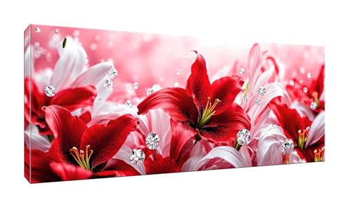 Malen Nach Zahlen Erwachsene groß, Lilie DIY Ölgemälde-Kits auf Leinwand mit Pinseln und Acrylpigment, Graffiti-Liebhaber, Bild für Heimdekoration, Geschenke, Ohne Rahmen,60x120cm/24x48in W-532 Malen Nach Zahlen Erwachsene groß, Lilie DIY Ölgemälde-Kits auf Leinwand mit Pinseln und Acrylpigment, Graffiti-Liebhaber, Bild für Heimdekoration, Geschenke, Ohne Rahmen,60x120cm/24x48in W-532 von lewwmn
