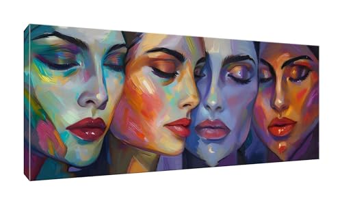 Malen Nach Zahlen Erwachsene xxl, Paint by Numbers Malen Nach Zahlen Frau Gesicht, DIY Geschenk Art mit Pinseln und Acrylfarben Handgemalt Ölgemälde Leinwand für Home Décor, Ohne Rahmen 80x160cm W-126 Malen Nach Zahlen Erwachsene xxl, Paint by Numbers Malen Nach Zahlen Frau Gesicht, DIY Geschenk Art mit Pinseln und Acrylfarben Handgemalt Ölgemälde Leinwand für Home Décor, Ohne Rahmen 80x160cm W-126 von lewwmn