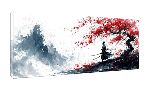 Malen Nach Zahlen Erwachsene xxl, Paint by Numbers Malen Nach Zahlen Japan Samurai, DIY Geschenk Art mit Pinseln und Acrylfarben Handgemalt Ölgemälde Leinwand für Home Décor, Ohne Rahmen 50x100cm W170 Malen Nach Zahlen Erwachsene xxl, Paint by Numbers Malen Nach Zahlen Japan Samurai, DIY Geschenk Art mit Pinseln und Acrylfarben Handgemalt Ölgemälde Leinwand für Home Décor, Ohne Rahmen 50x100cm W170 von lewwmn