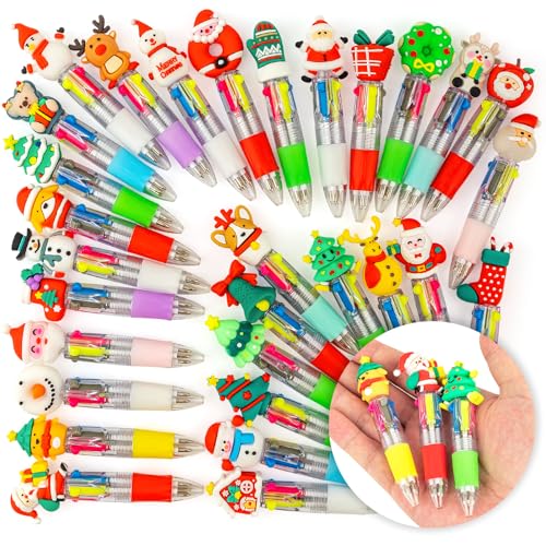 leyun 30 Mehrfarbiger Kugelschreiber 4 Farben mit Weihnachtsmotiven - Mitgebsel Kindergeburtstag Gastgeschenke, Gastgeschenk Kindergeburtstag, Mitbringsel leyun 30 Mehrfarbiger Kugelschreiber 4 Farben mit Weihnachtsmotiven - Mitgebsel Kindergeburtstag Gastgeschenke, Gastgeschenk Kindergeburtstag, Mitbringsel von leyun