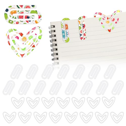 libfrnt 30 Stück Sublimations-Büroklammern, 10,2 x 5,1 cm, 7,9 x 6,9 cm, Acryl, Jumbo-Büroklammern, oval, herzförmig, blanko, Bürobedarf libfrnt 30 Stück Sublimations-Büroklammern, 10,2 x 5,1 cm, 7,9 x 6,9 cm, Acryl, Jumbo-Büroklammern, oval, herzförmig, blanko, Bürobedarf von libfrnt