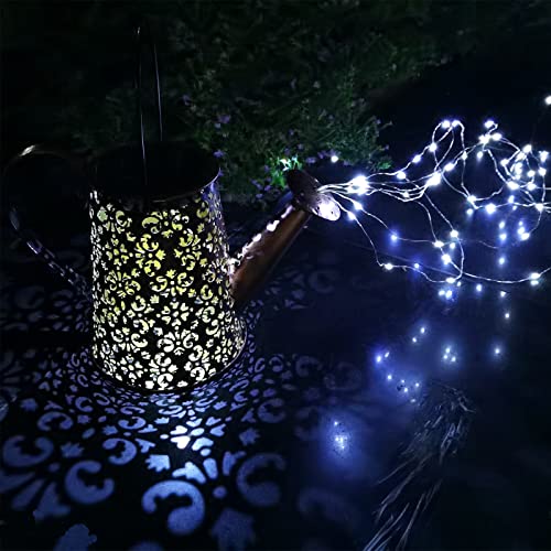 lifemet Solar Gartendeko Gießkanne Lichter - Wasserdicht LED Art Licht Duschlicht Lichterkette Gießkannenlicht für Hofweg Rasen Mit Ständer Kaltes Weiß lifemet Solar Gartendeko Gießkanne Lichter - Wasserdicht LED Art Licht Duschlicht Lichterkette Gießkannenlicht für Hofweg Rasen Mit Ständer Kaltes Weiß von lifemet