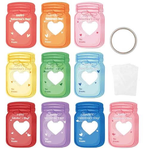 Lihsong 30pcs Jar -förmige Karten 40pcs Plastiktüten 1PCS Doppelseitiges Bandset für Geschenkaustauschfestgeburtstag Lihsong 30pcs Jar -förmige Karten 40pcs Plastiktüten 1PCS Doppelseitiges Bandset für Geschenkaustauschfestgeburtstag von lihsong