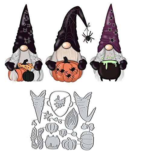 lilyshopingstore 3 Stück Halloween Kürbis Metall-Stanzformen, Halloween-Spinne, Geister, Weihnachtsmann, Weihnachtskarten, Stanzschablonen, DIY Scrapbooking, Album, Prägepapier, Festival-Karten von lilyshopingstore