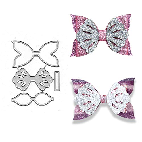 3 x Metall-Stanzformen mit Feder-Schleifen, Blume, Kinder, Haarschleife, Clip, Stanzschablonen für DIY, Scrapbooking, dekorative Prägung, Papier, Leder, Scrapbooking, Kartenherstellung 3 x Metall-Stanzformen mit Feder-Schleifen, Blume, Kinder, Haarschleife, Clip, Stanzschablonen für DIY, Scrapbooking, dekorative Prägung, Papier, Leder, Scrapbooking, Kartenherstellung von lilyshopingstore