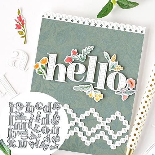 Metall-Stanzformen, 26 Spitzen, Buchstaben, Blume, Blätter, Streifen, Stanzschablonen, DIY, Scrapbooking, Fotoalbum, dekorative Prägung, Papierkarten Metall-Stanzformen, 26 Spitzen, Buchstaben, Blume, Blätter, Streifen, Stanzschablonen, DIY, Scrapbooking, Fotoalbum, dekorative Prägung, Papierkarten von lilyshopingstore