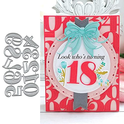 Metall-Stanzformen mit arabischen Ziffern, Spitze, Buchstaben, Zahlen, Blume, Stanzschablonen, DIY, Scrapbooking, Fotoalbum, dekorative Prägung, Papierkarten Metall-Stanzformen mit arabischen Ziffern, Spitze, Buchstaben, Zahlen, Blume, Stanzschablonen, DIY, Scrapbooking, Fotoalbum, dekorative Prägung, Papierkarten von Hafeehoo
