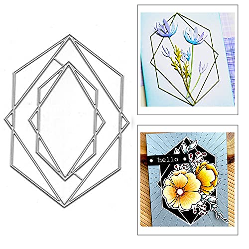 Prismatische Metall-Stanzformen, quadratisch, Blumennetz, Wellen, unregelmäßige Stanzformen, Stanzschablonen, DIY-Schablonen, Einladungskarten, Sammelalben, dekorative Prägepapier-Schablonen Prismatische Metall-Stanzformen, quadratisch, Blumennetz, Wellen, unregelmäßige Stanzformen, Stanzschablonen, DIY-Schablonen, Einladungskarten, Sammelalben, dekorative Prägepapier-Schablonen von lilyshopingstore