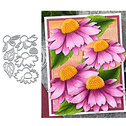 lilyshopingstore Stanzschablonen aus Metall, Motiv: Blumen und Blätter, für Bastelarbeiten, Scrapbooking, Album, dekorative Prägepapier-Stanzformen, für Feste, Karten von lilyshopingstore