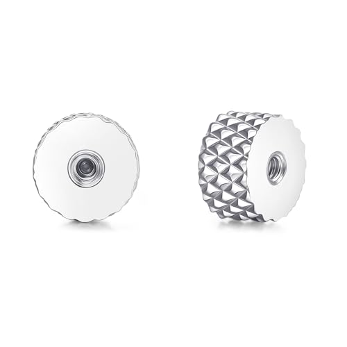 Limerencia G23 Titan Ohrringverschlüsse, 20G 0.8 mm Hypoallergen Ohrstecker Verschluss für Empfindliche Ohren, 4 Stück (2 Paar) von limerencia