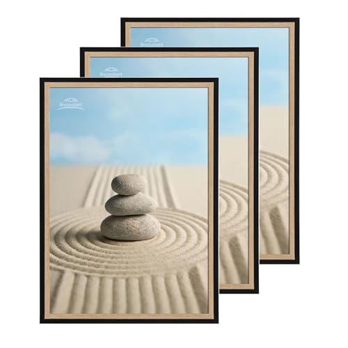 lincoolart Bilderrahmen 40x60 cm Schwarz Holz Rahmen 40X60 cm natur Fotorahmen 40x60 cm Holzrahmen 3er Set mit Bruchsicherem Acrylglas für Fotos,Bilder,Poster lincoolart Bilderrahmen 40x60 cm Schwarz Holz Rahmen 40X60 cm natur Fotorahmen 40x60 cm Holzrahmen 3er Set mit Bruchsicherem Acrylglas für Fotos,Bilder,Poster von lincoolart