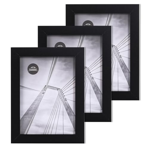 lincoolart bilderrahmen 13x18 cm Holz schwarz Fotorahmen,MDF Rahmen 5X7 inch bruchsicheres Acrylglas,Wand-und Tisch bilderrahmen 3er Set lincoolart bilderrahmen 13x18 cm Holz schwarz Fotorahmen,MDF Rahmen 5X7 inch bruchsicheres Acrylglas,Wand-und Tisch bilderrahmen 3er Set von lincoolart