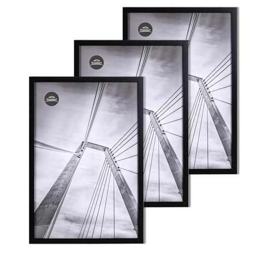 lincoolart bilderrahmen A3 schwarz Holz Fotorahmen, MDF DIN A3 Rahmen mit leinebruchsicheres Acrylglas, für Poster und Bilder,3er Set lincoolart bilderrahmen A3 schwarz Holz Fotorahmen, MDF DIN A3 Rahmen mit leinebruchsicheres Acrylglas, für Poster und Bilder,3er Set von lincoolart