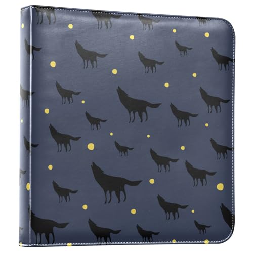 Wolf Fotoalbum, Fotobücher, selbstklebende Seiten, Scrapbook, Fotoalben, Fotoalben, 10,2 x 17,8 cm, Schwarz / Blau Wolf Fotoalbum, Fotobücher, selbstklebende Seiten, Scrapbook, Fotoalben, Fotoalben, 10,2 x 17,8 cm, Schwarz / Blau von linqin
