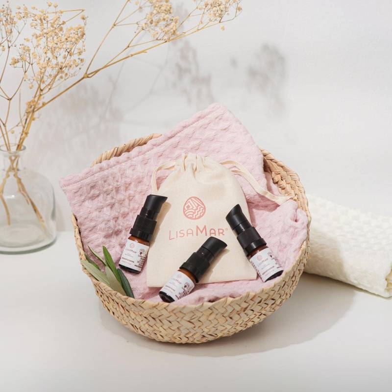 Bio Hautpflege Set Für Unterwegs Oder Als Geschenk - Gesichtsserum, Augencreme Und Gesichtscreme A 5Ml. Anti-Aging. Vegane Naturkosmetik von lisamarcosmetics