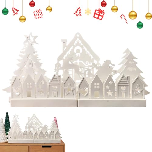 Lisutupode Silikonform Ferienhaus, 7 Stück Hausfiguren Gießformen, Silikon für Harz, 30x30x5cm Lisutupode Silikonform Ferienhaus, 7 Stück Hausfiguren Gießformen, Silikon für Harz, 30x30x5cm von lisutupode