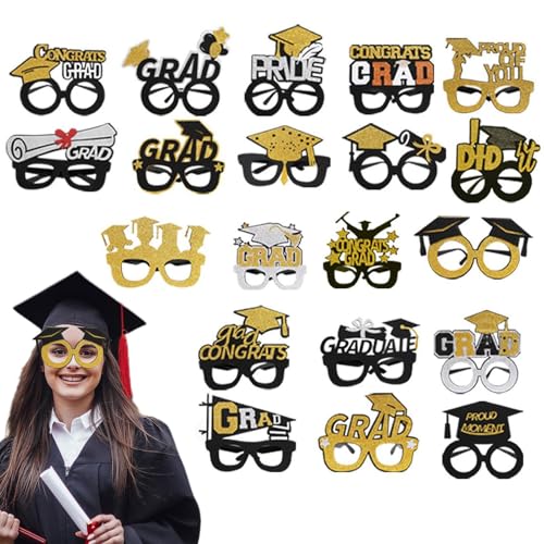 lisutupode Prombrille, 2025 Sonnenbrille,Abschlussfoto Booth Requisiten 2025 - Decorative Grad Brillenstand Party Gefälligkeiten für Fotoshooting, Kinder und Studenten lisutupode Prombrille, 2025 Sonnenbrille,Abschlussfoto Booth Requisiten 2025 - Decorative Grad Brillenstand Party Gefälligkeiten für Fotoshooting, Kinder und Studenten von lisutupode