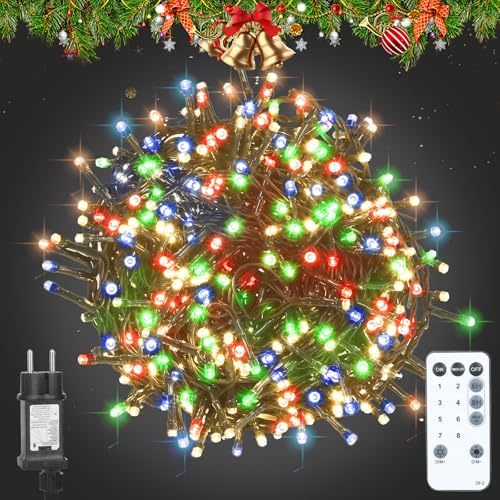 Led Lichterkette Innen mit Stecker 420LEDs 53.28M Weihnachtsbaum Cluster Lichterkette Bunt Weihnachtsbeleuchtung mit Fernbedienung, Timer, 8 Modi, IP65 Wasserdicht für Innen Aussen Weihnachtsdeko Led Lichterkette Innen mit Stecker 420LEDs 53.28M Weihnachtsbaum Cluster Lichterkette Bunt Weihnachtsbeleuchtung mit Fernbedienung, Timer, 8 Modi, IP65 Wasserdicht für Innen Aussen Weihnachtsdeko von litren