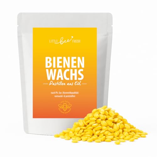 little bee fresh Bienenwachs Pastillen – Wachs aus Europa in Kosmetikqualität nach Ph. Eur. | 100% naturrein, rückstandsfrei & pestizidfrei | Ideal für DIY Kosmetik, Kerzen, Bienenwachstücher & mehr little bee fresh Bienenwachs Pastillen – Wachs aus Europa in Kosmetikqualität nach Ph. Eur. | 100% naturrein, rückstandsfrei & pestizidfrei | Ideal für DIY Kosmetik, Kerzen, Bienenwachstücher & mehr von little bee fresh