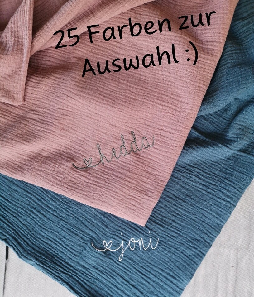Spucktuch Aus Musselin Personalisiert Mit Name Spucktuch Aus Musselin Personalisiert Mit Name von littlemomentsby