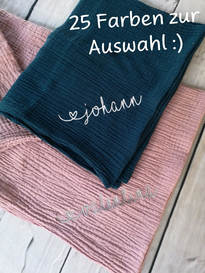 Spucktuch Aus Musselin Personalisiert Mit Name Spucktuch Aus Musselin Personalisiert Mit Name von littlemomentsby