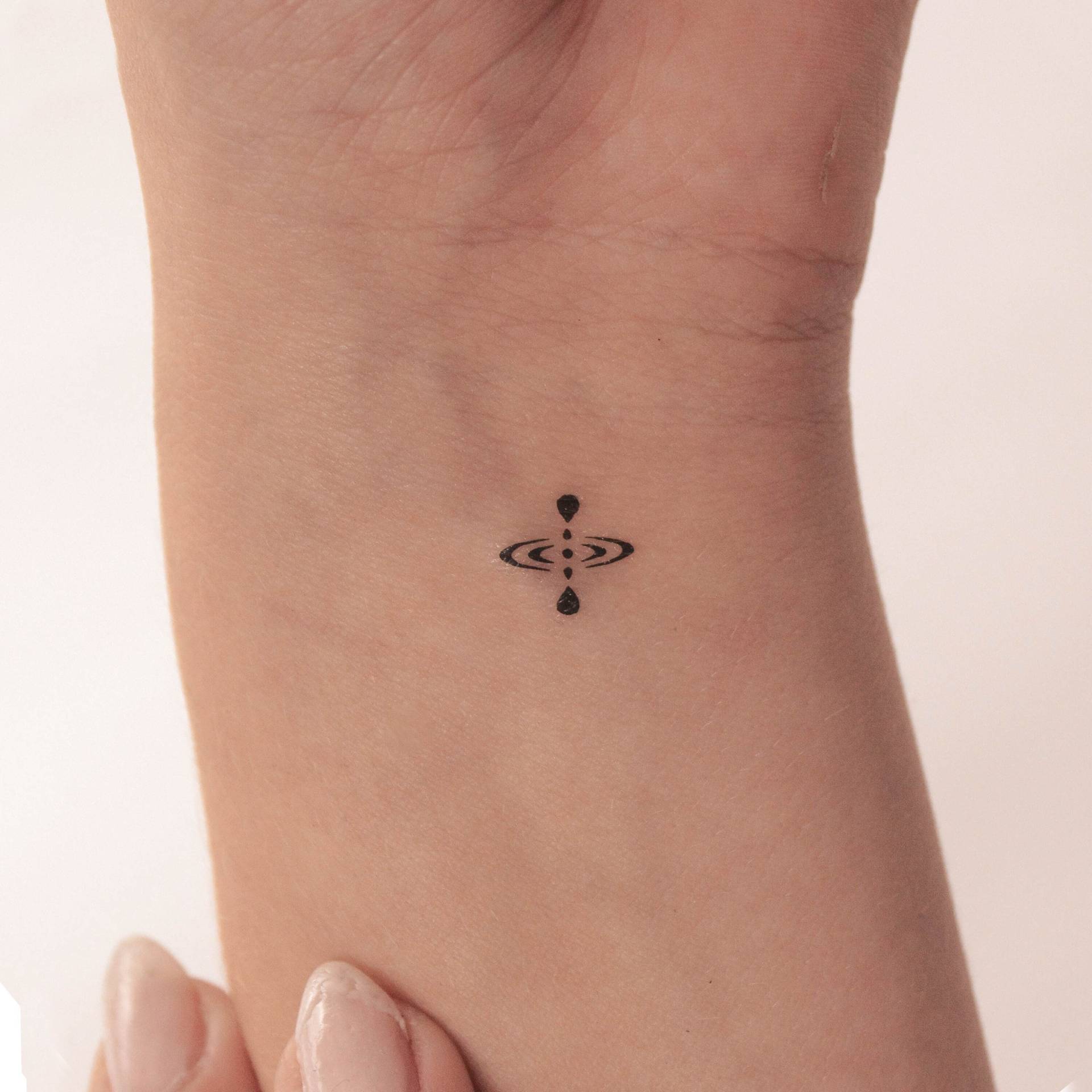Achtsamkeit Symbol Temporäres Tattoo | 3Er Set von littletattoos