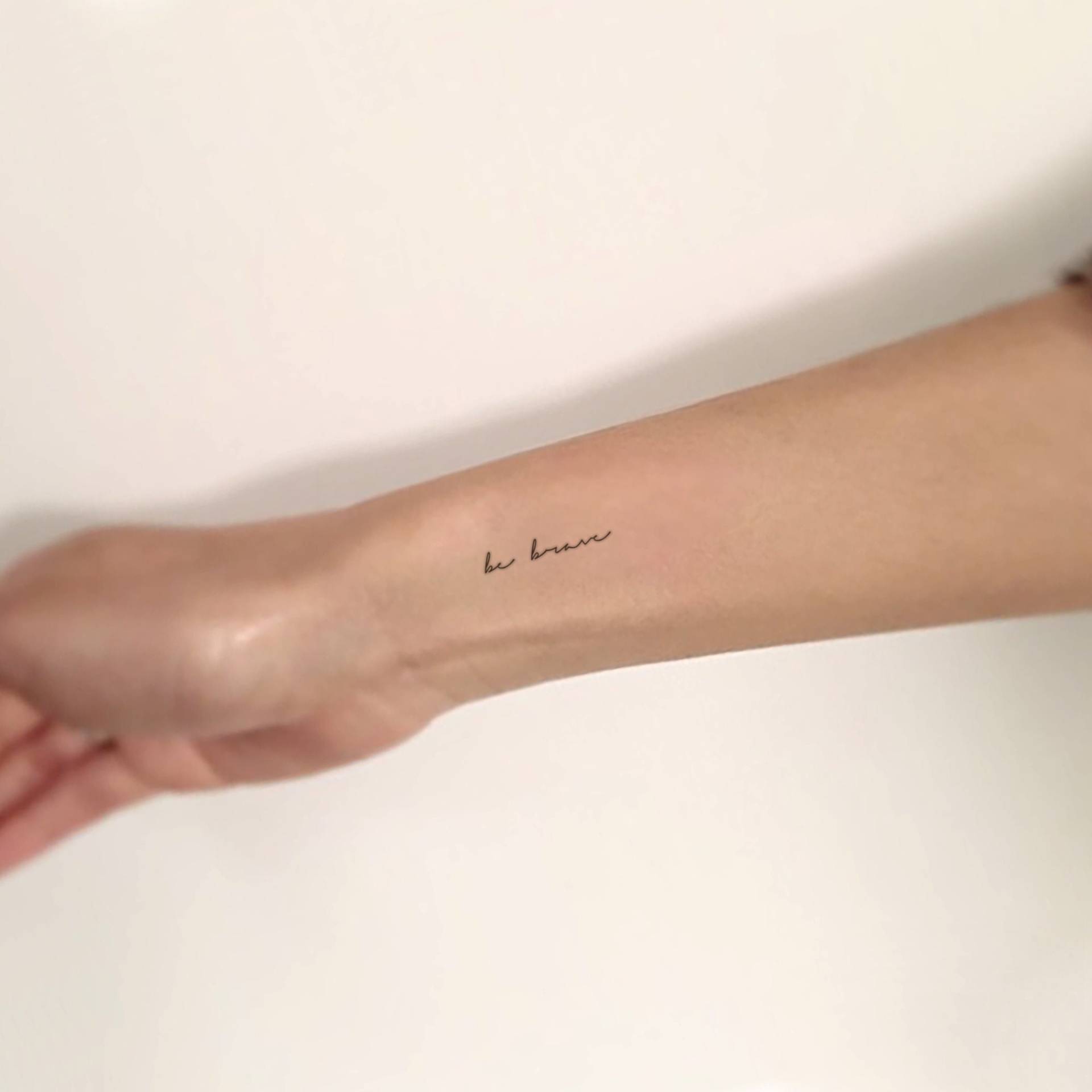 Be Brave Temporäres Tattoo | 3Er Set von littletattoos