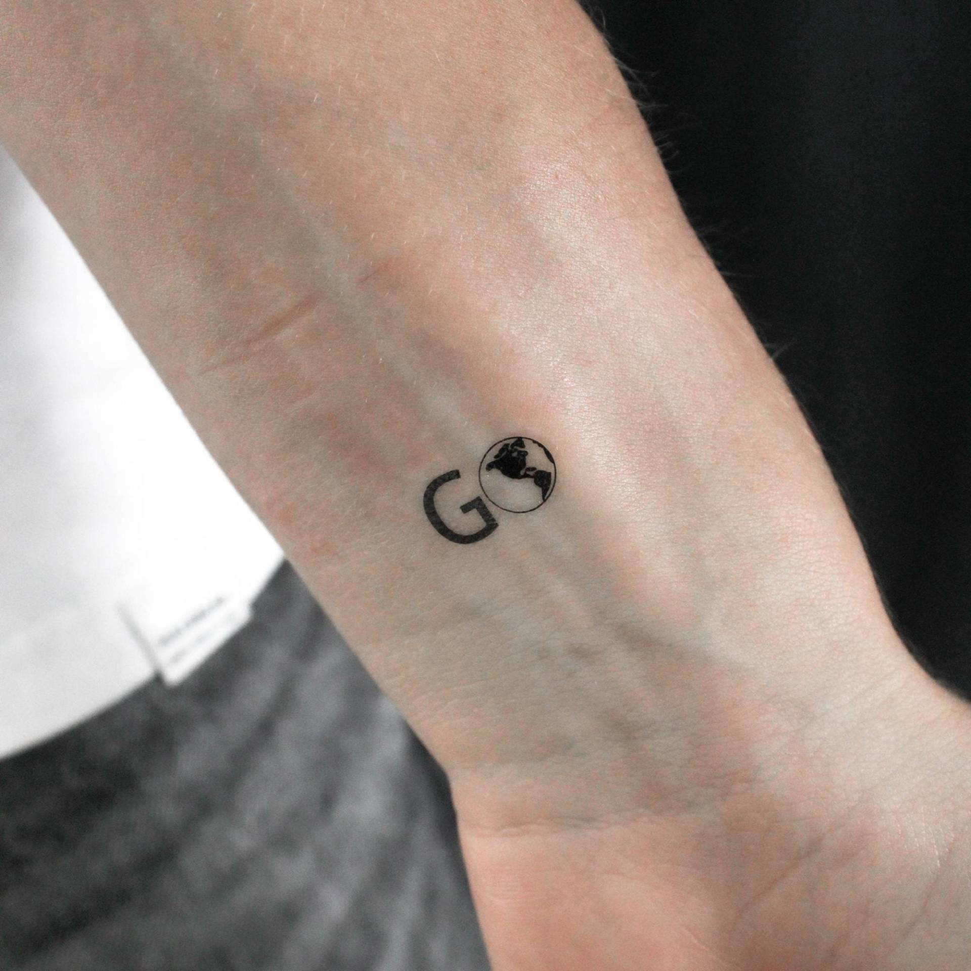 Go-Earth Temporäres Tattoo | 3Er Set von littletattoos