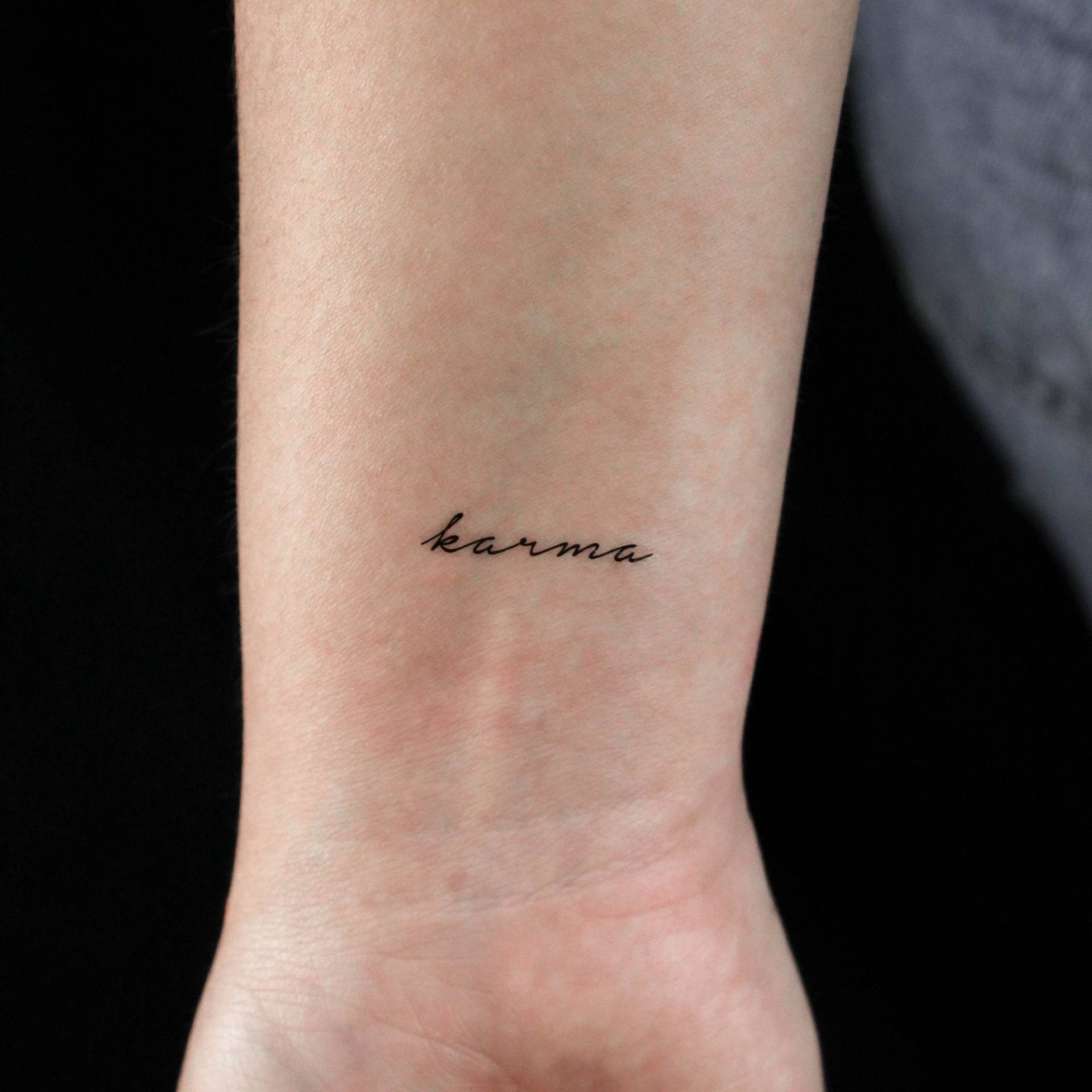 Karma Temporäres Tattoo | 3Er Set von littletattoos