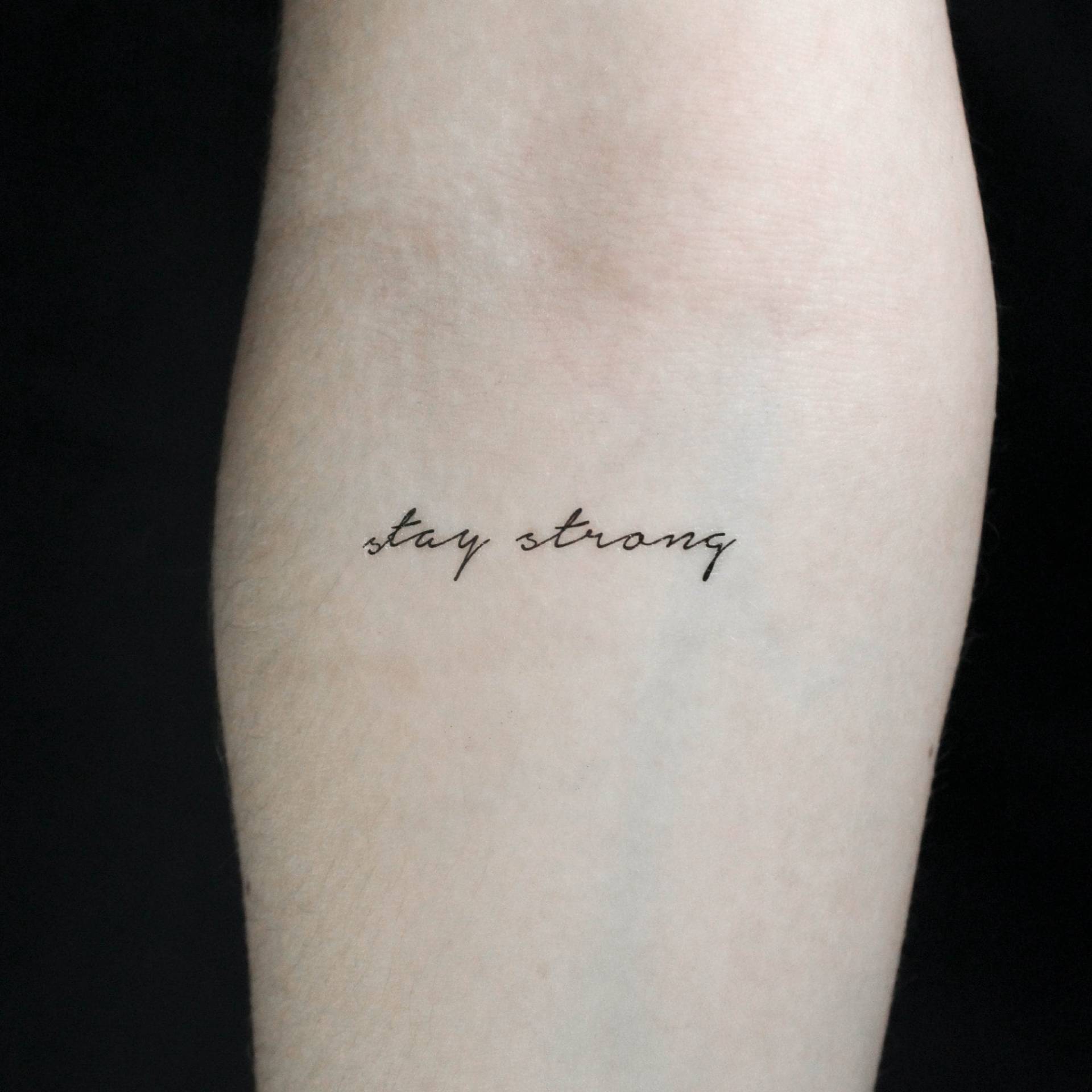 Stay Strong Temporäres Tattoo | 3Er Set von littletattoos