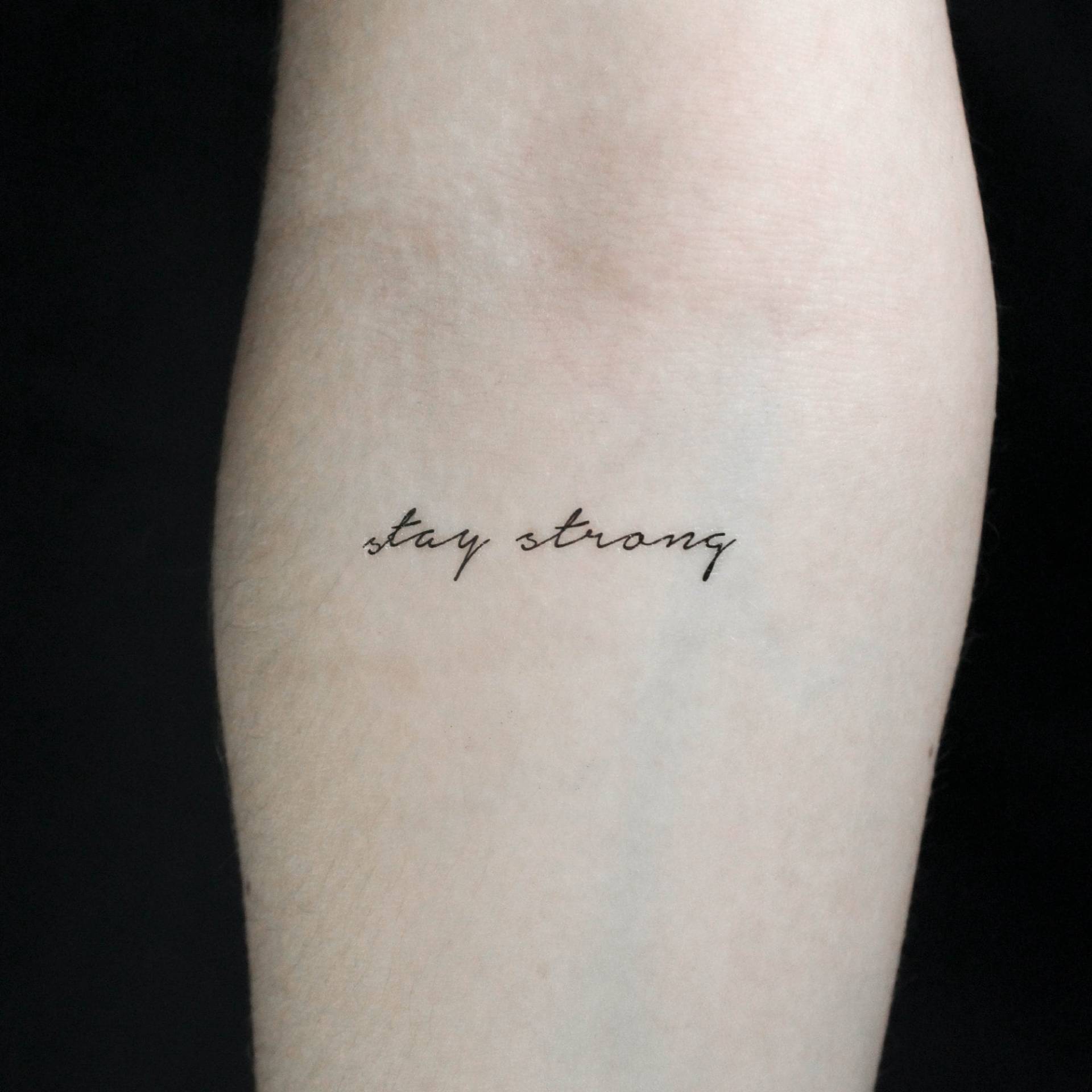 Stay Strong Temporäres Tattoo | 3Er Set Stay Strong Temporäres Tattoo | 3Er Set von littletattoos