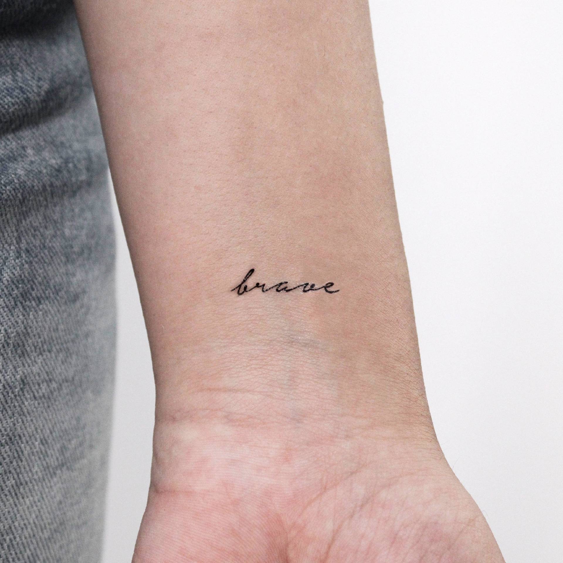 Tapfer Temporäres Tattoo | 3Er Set von littletattoos