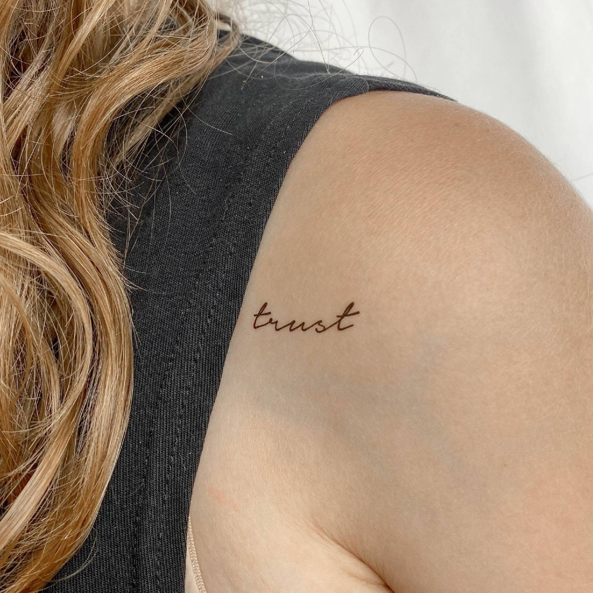 Trust Temporäres Tattoo | 3Er Set von littletattoos