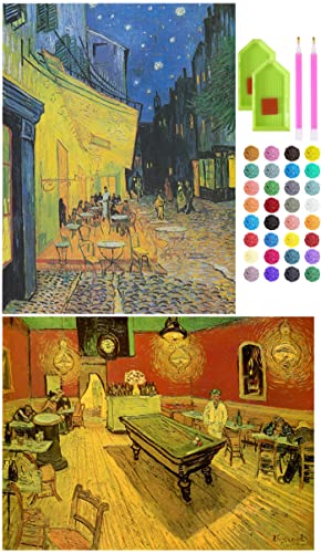 liziciti 2er-Pack Diamond Painting Kits für Erwachsene, berühmte Gemälde von Van Gogh Full Drill 5D Diamond Painting Kunst DIY liziciti 2er-Pack Diamond Painting Kits für Erwachsene, berühmte Gemälde von Van Gogh Full Drill 5D Diamond Painting Kunst DIY von liziciti