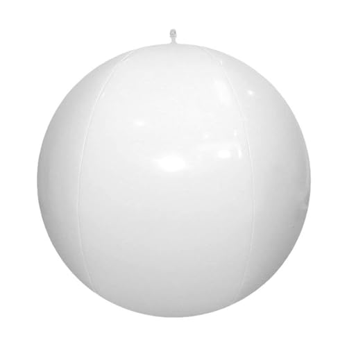 lmoikesz Aufblasbare Leuchtbälle mit wetterbeständigen 16 farbigen LED Leuchten aus elastischem PVC für Poolpartys, 60cm von lmoikesz