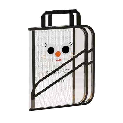 lmoikesz Bücher und Akten Organizer, Tragetasche, Reißverschluss, praktische Aufbewahrungslösung, wasserdichter PVC Organizer mit Griff, PVC, B lmoikesz Bücher und Akten Organizer, Tragetasche, Reißverschluss, praktische Aufbewahrungslösung, wasserdichter PVC Organizer mit Griff, PVC, B von lmoikesz