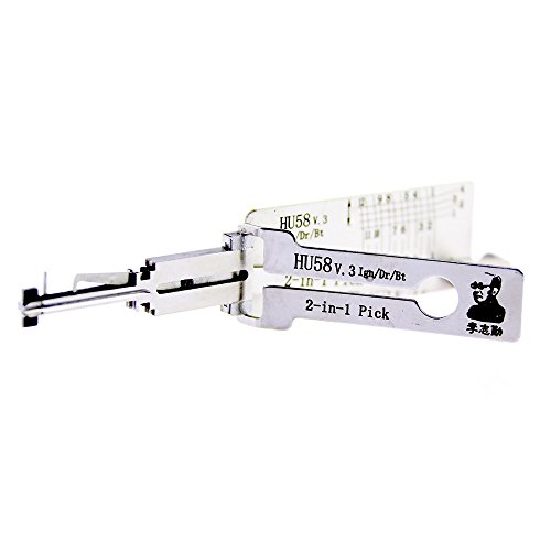 Lishi HU58 v.3 2-in-1 Decoder und Dietrich für Morgan Old BMW Auto Pick Car Key Reader Schlosser Tools Lishi HU58 v.3 2-in-1 Decoder und Dietrich für Morgan Old BMW Auto Pick Car Key Reader Schlosser Tools von loboo