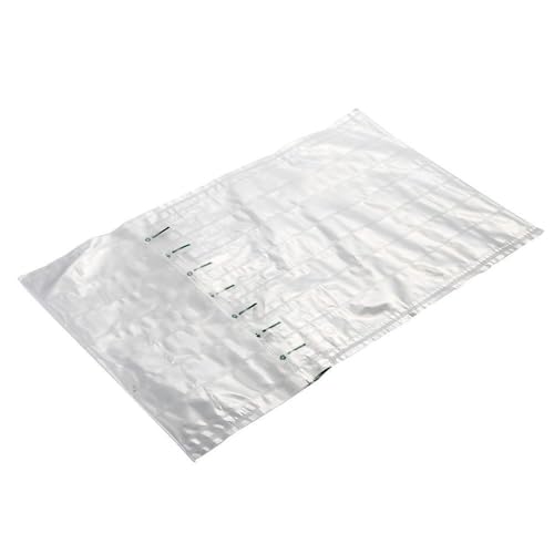 logei® Wein Aufblasbare Luftpolsterfolie Luftpolster Transport Taschen Versandtasche Noppenfolie für Flasche Weinflasche 10CM*31CM (50 Stück Enthält keine Pumpe) von logei